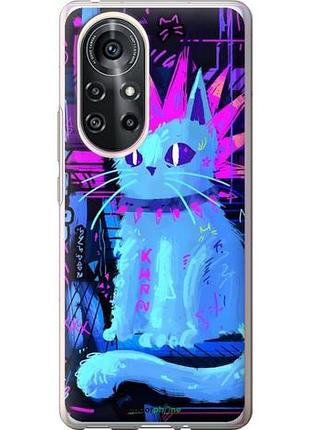 Чехол на huawei nova 8 pro кот панк хуавей нова 8 про
