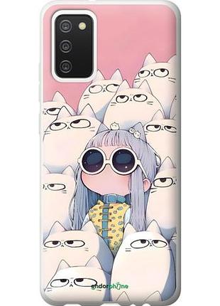 Чохол на samsung galaxy a02s a025f малятко з котами