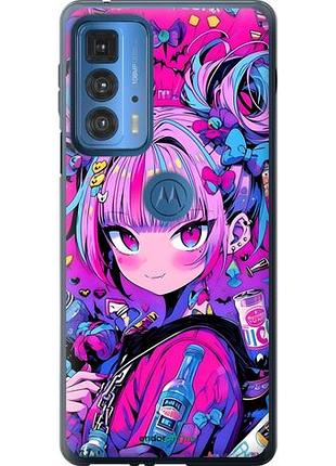 Чехол на motorola edge 20 pro аниме милаха
