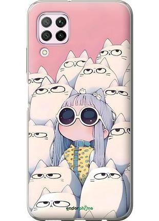 Чохол на huawei nova 6se малюк з котами