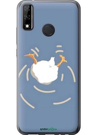 Чехол на huawei y8s смешная утка, гусь хуавей у8с