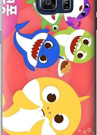 Чехол на samsung galaxy s6 edge plus g928 бейби шаркс самсунг с6 эдж плюс г928