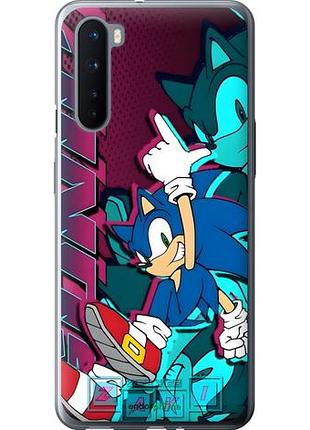 Чехол на oneplus nord соник sonic 1+ норд