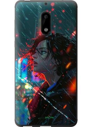 Чехол на nokia 6 ночные огни "6096u-898-10746"