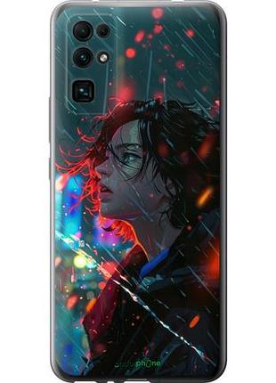 Чехол на huawei honor 30 ночные огни "6096u-1921-10746"
