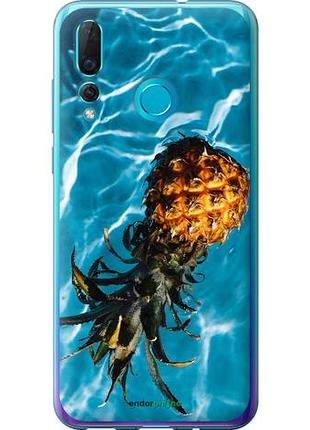 Чехол на huawei nova 4 ананас на воде "4384u-1632-10746"
