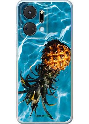 Чехол на huawei honor x7a ананас на воде "4384u-2981-10746"