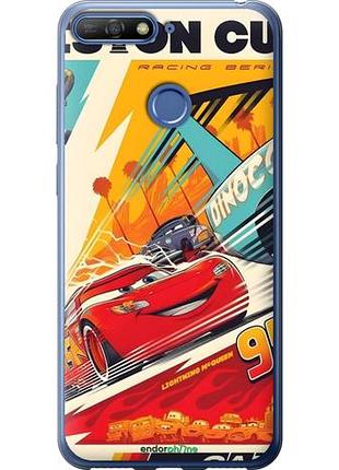 Чехол на huawei honor 7a pro тачки