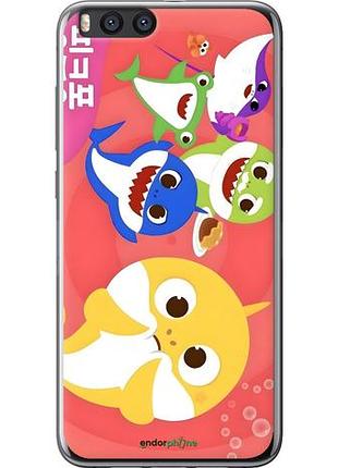 Чехол на xiaomi mi note 3 бейби шаркс сяоми ми ноут 3