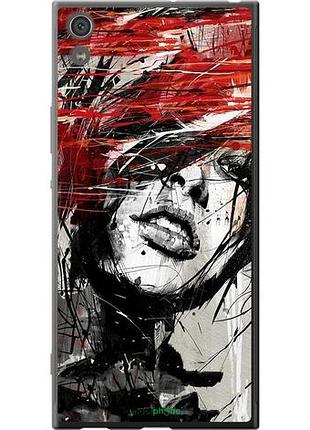 Чохол на sony xperia xa1 ultra g3212 обличчя дівчини "1162u-1237-10746"