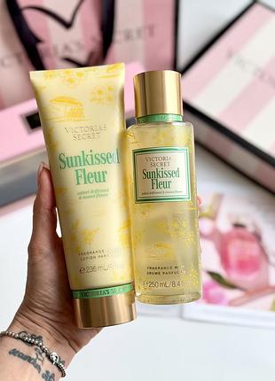 Спрей та лосьйон для тіла sunkissed fleur victoria’s secret