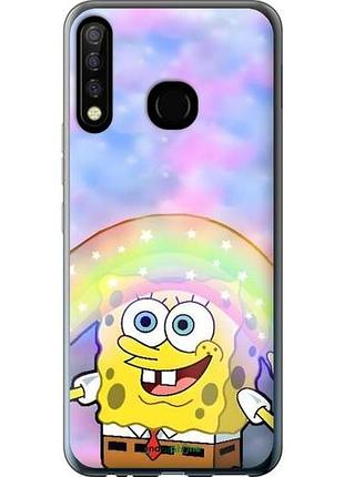 Чехол на tecno camon 12 cc7 спанч боб, sponge bob текно камон 12 сс7