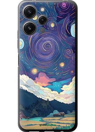 Чехол на xiaomi redmi 12 креатинвый арт сяоми редми 12