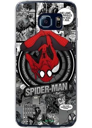Чехол на samsung galaxy s6 edge g925f человек паук, spiderman самсунг с6 эдж г925ф