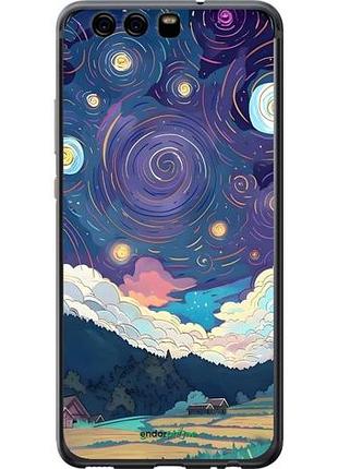 Чехол на huawei p10 креатинвый арт хуавей п10