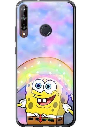 Чехол на huawei p40 lite e спанч боб, sponge bob хуавей п40 лайт е