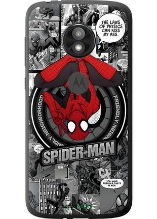 Чехол на motorola moto e5 play человек паук, spiderman моторола мото е5 плей