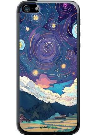 Чехол на iphone se креатинвый арт айфон се