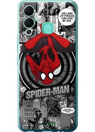 Чехол на infinix hot 12 play человек паук, spiderman инфикс хот 12 плей