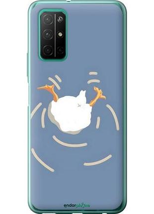 Чехол на huawei honor 30s смешная утка, гусь хуавей хонор 30с