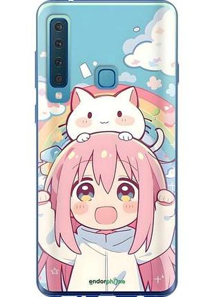 Чехол на samsung galaxy a9 (2018) девочка аниме радуга самсунг а9 (2018)