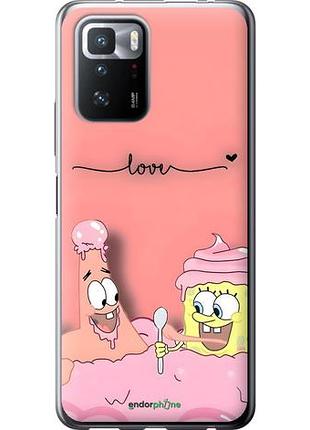 Чехол на xiaomi poco x3 gt спанч боб, sponge bob сяоми поко х3 гт