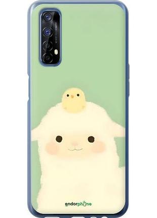 Чехол на realme 7 барашек и ципленок риалми 7