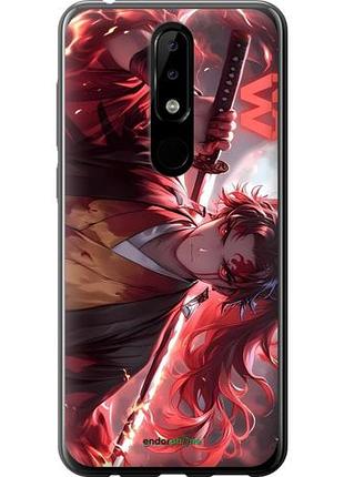 Чохол на nokia 5.1 plus аніме воїн
