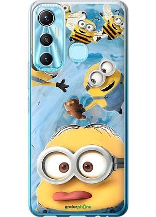 Чехол на infinix hot 11 миньоны инфикс хот 11