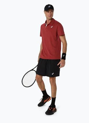 Шорты мужские для тенниса asics court 9 in short performance black