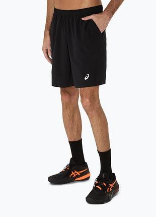 Шорты мужские для тенниса asics court 9 in short performance black 5