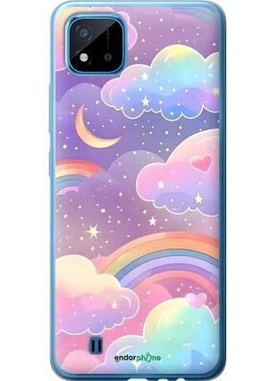 Чохол на realme c11 2021 хмари та веселка