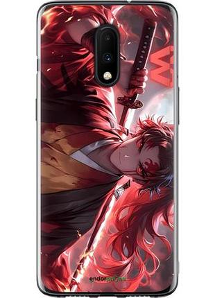 Чехол на oneplus 7 аниме самурай 1+ 7