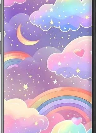 Чехол на xiaomi redmi go облака и радуга сяоми редми гo