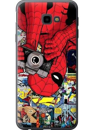 Чехол на samsung galaxy j4 plus 2018 человек паук, spiderman 2 самсунг й4 плюс 2018 2