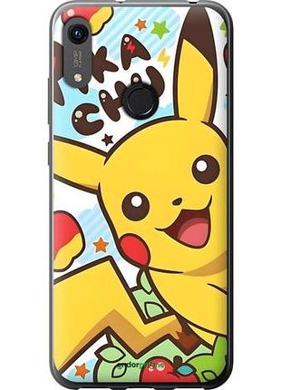 Чехол на huawei y6s пикачу 2