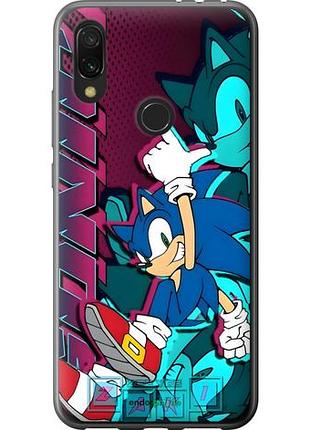 Чехол на xiaomi redmi 7 соник