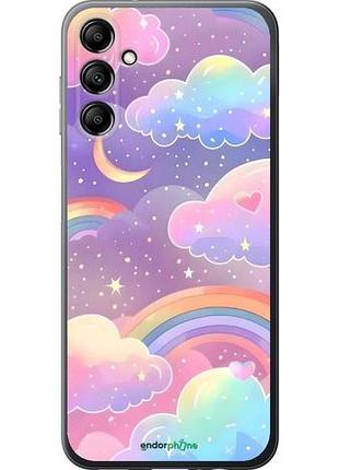 Чехол на samsung galaxy a14 a145f облака и радуга самсунг а14 а145ф