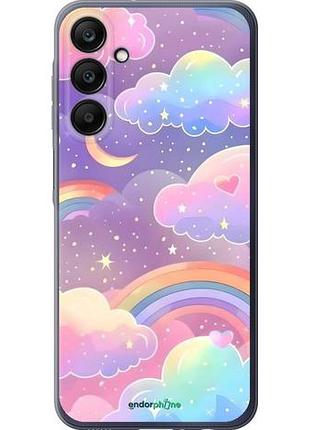 Чехол на samsung galaxy a25 5g облака и радуга самсунг а25 5г