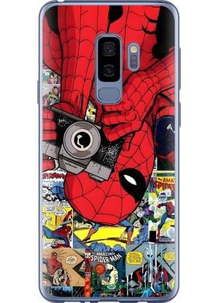 Чехол на samsung galaxy s9 plus человек паук, spiderman 2 самсунг с9 плюс 2