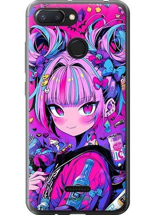 Чехол на xiaomi redmi 6 аниме милаха сяоми редми 6