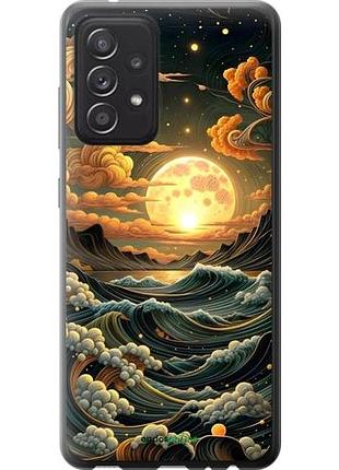 Чехол на samsung galaxy a52s 5g a528b арт волны самсунг а52с 5г а528б