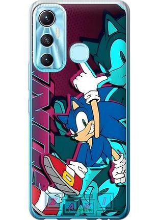 Чехол на infinix hot 11 соник sonic инфикс хот 11