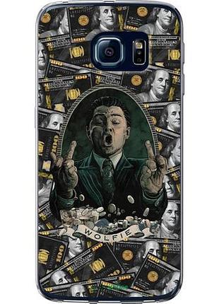 Чохол на samsung galaxy s6 edge g925f вовк з вал стріт