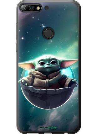 Чохол на huawei honor 7c pro малюк йоду