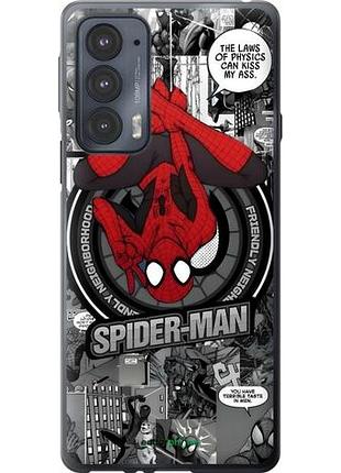 Чехол на motorola edge 20 человек паук, spiderman моторола эдж 20
