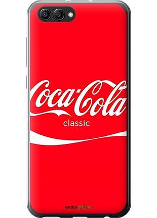 Чехол на huawei honor v10 / view 10 кока кола хуавей хонор в10 / вью 10