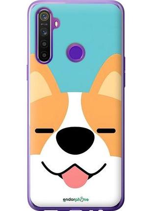 Чехол на realme 5 корги