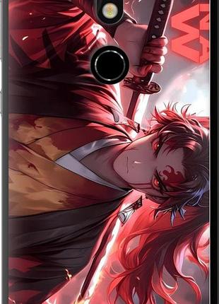 Чехол на nokia 7 аниме самурай нокиа 7