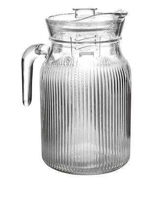 Глечик з кришкою, 1.2 л ecomo 2